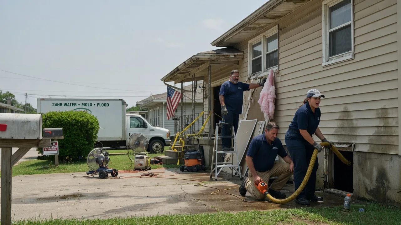 Water Damage Repair in Saraland, AL near me
